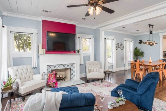 Dwell Well home living room and dining room