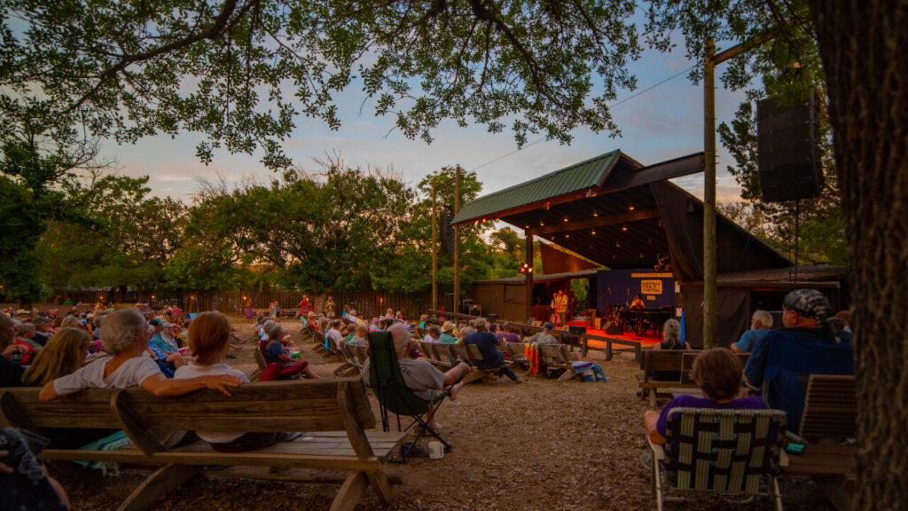 Point Theater Concert with crowd seated