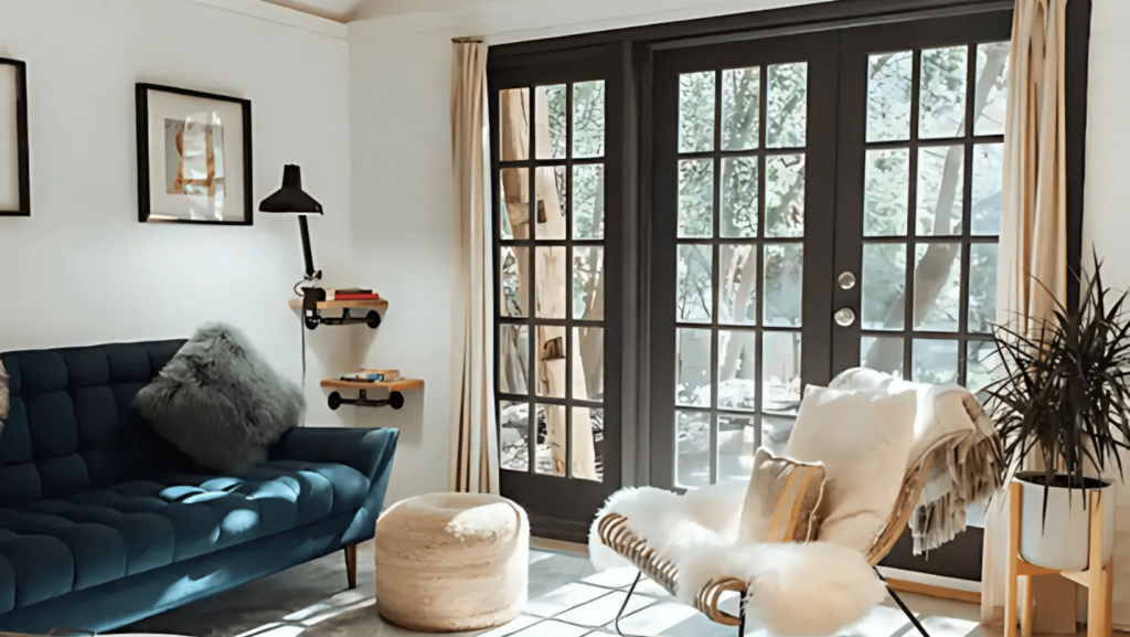 The Lower Haus living room