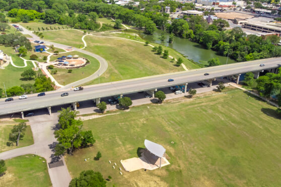 Aerial of Louise Hays Park
