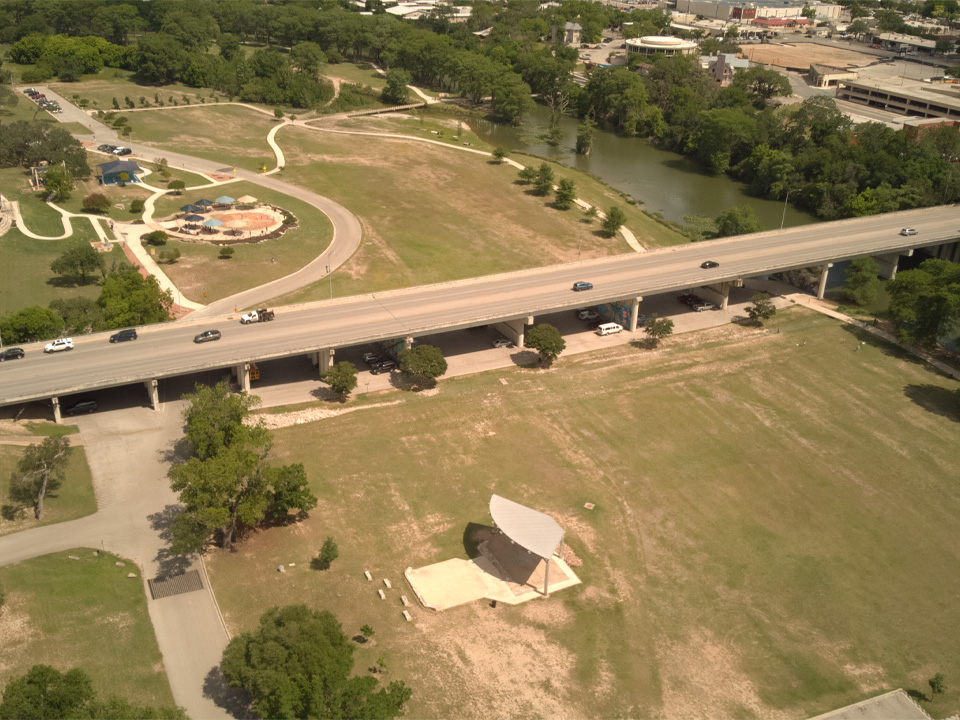 Aerial of Louise Hays Park