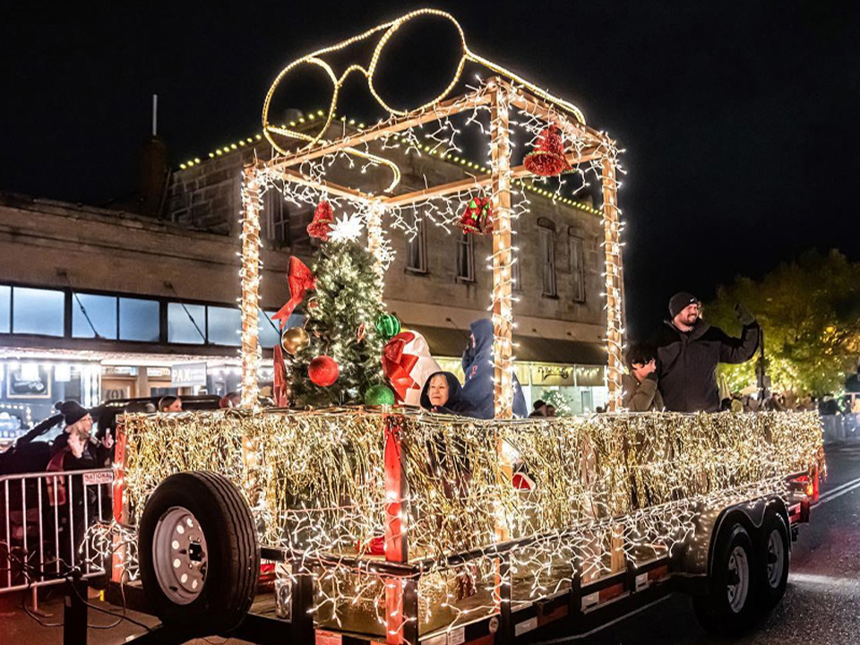 Lighted float