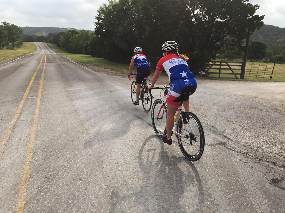 Hiking&Biking-SideBySide-HillCountryBicycleWorks_960x720 cyclist on road
