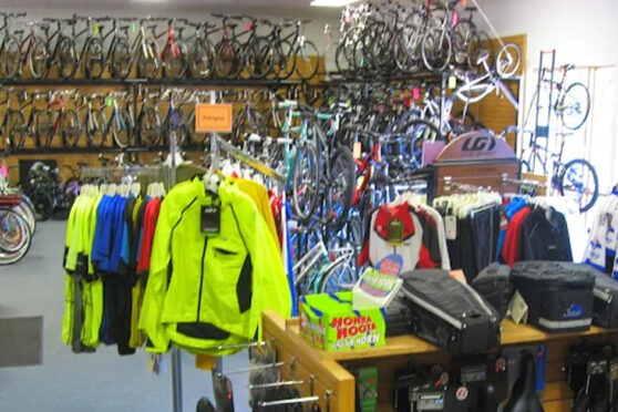 Hill Country Bicycle Works retail store with bikes