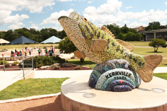 Louis Hays Park Fountain and Fish