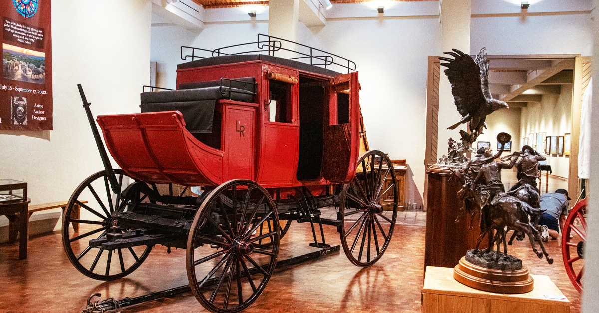 Stagecoach at museum