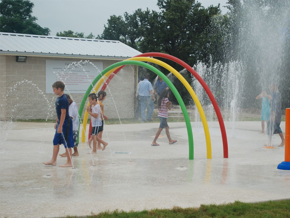 Kids at Carver Park Sprayground