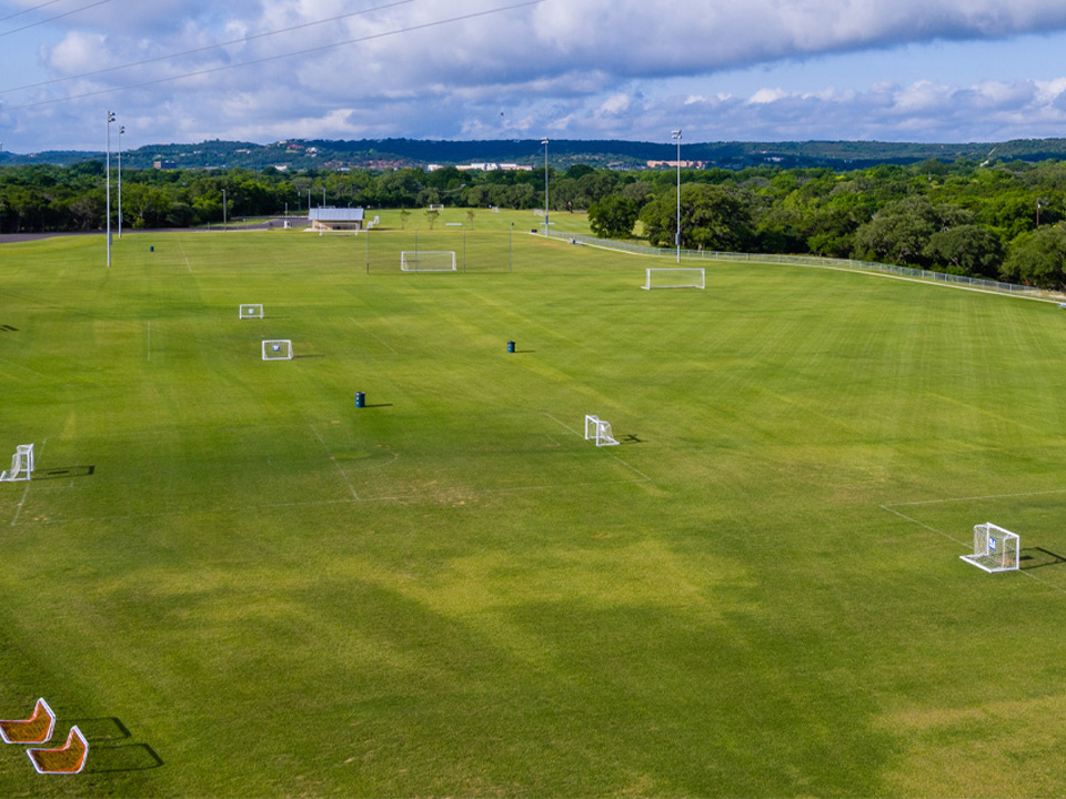 Aerial of Soccer Fields