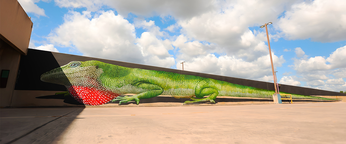 Lizard Mural