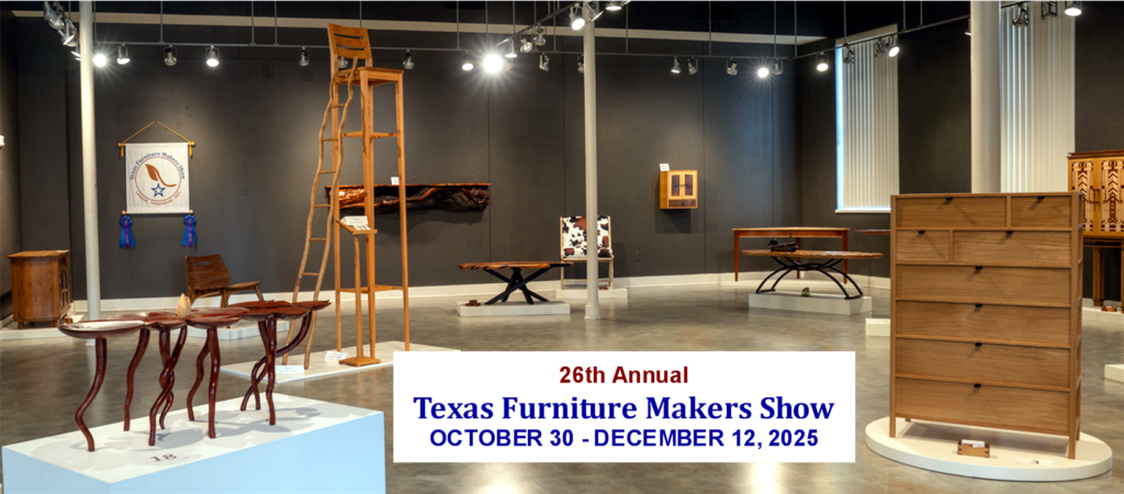 Texas Furniture Maker Show gallery with furniture