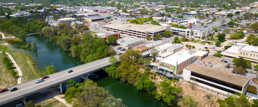 Aerial of Kerrville Texas