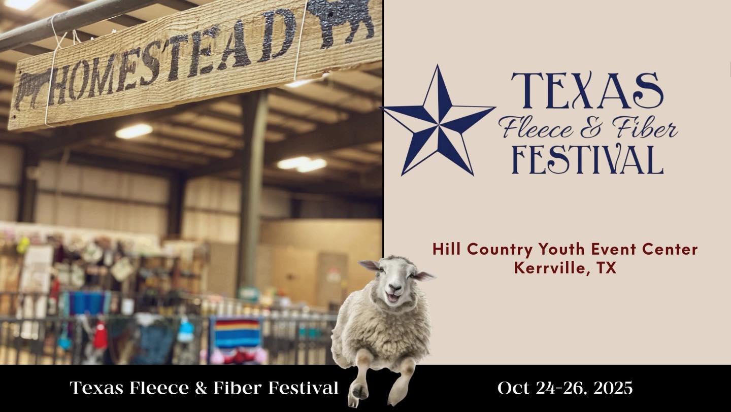 Texas Fleece & Fiber Festival 2025 Texas Fleece & Fiber Festival 2025 graphioc