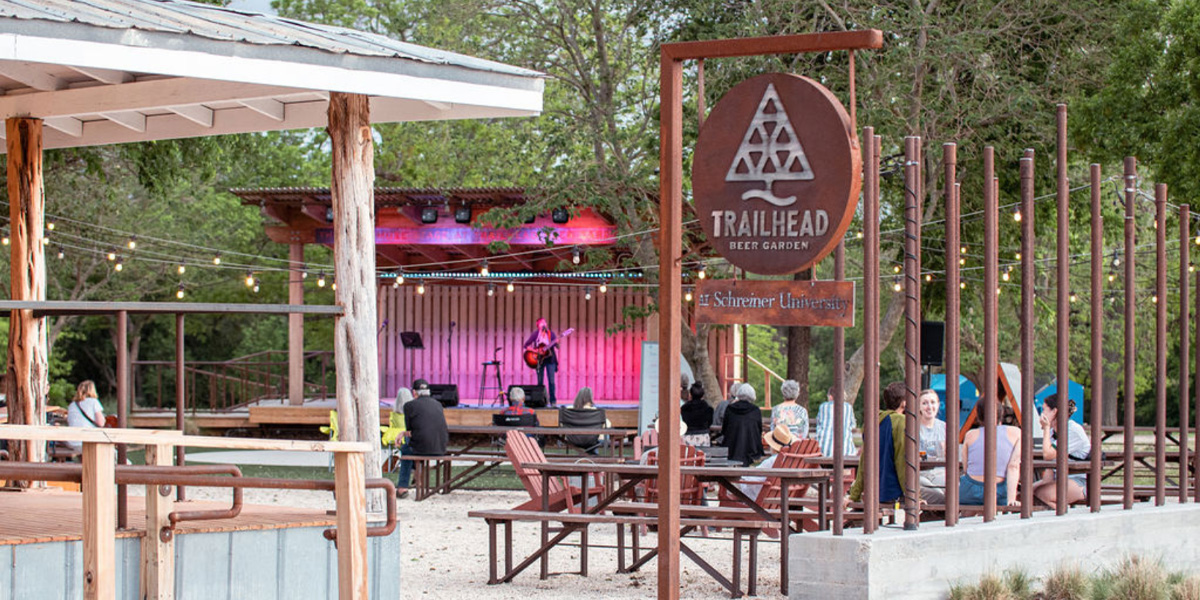 Trailhead outdoor seating