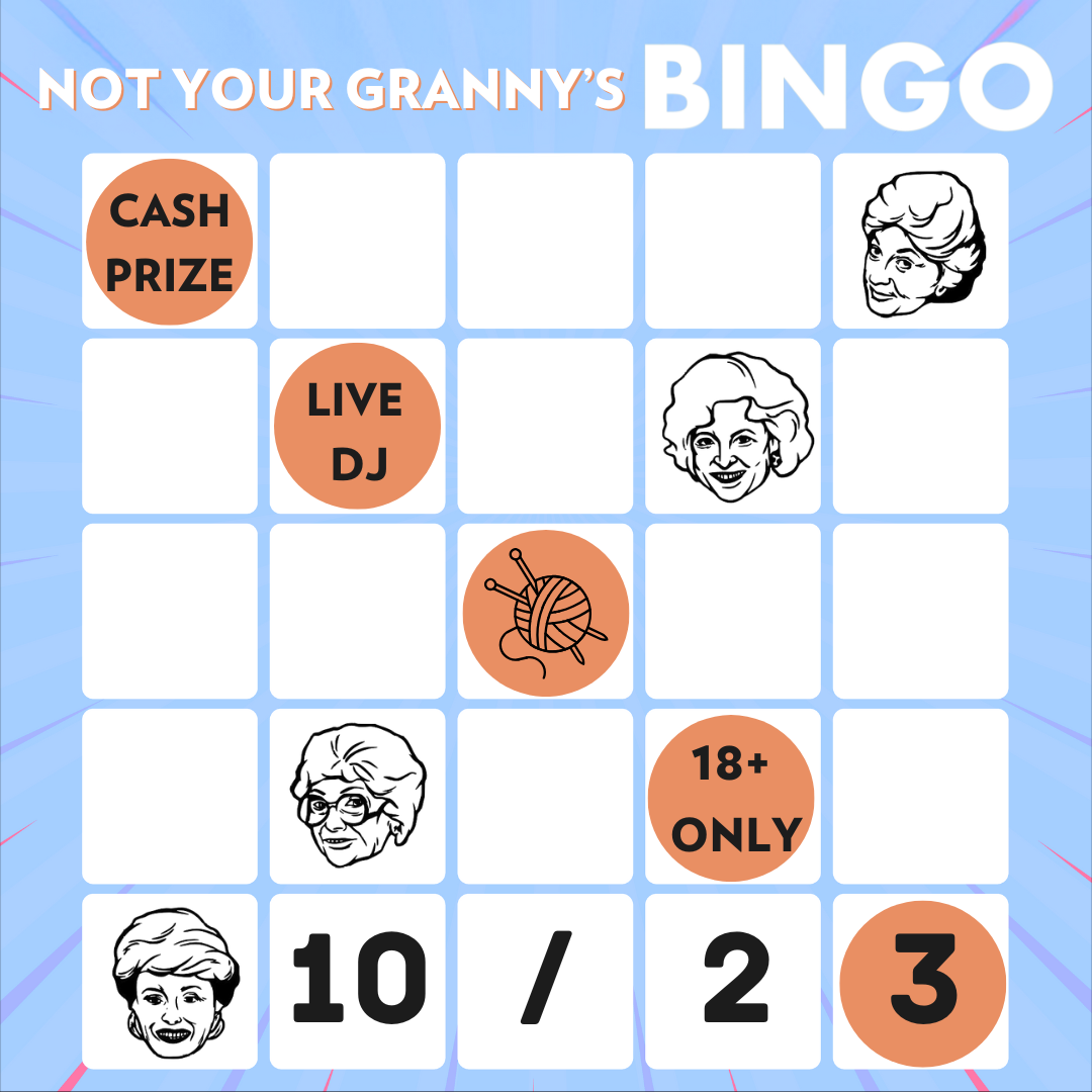 oct-bingo Not Your Grannys Bingo event graphic