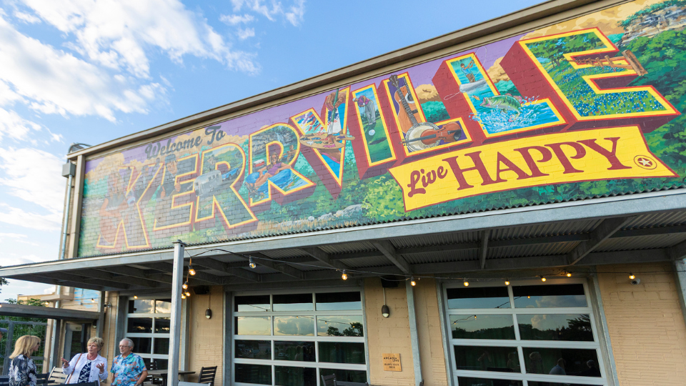 colorful Kerrville mural