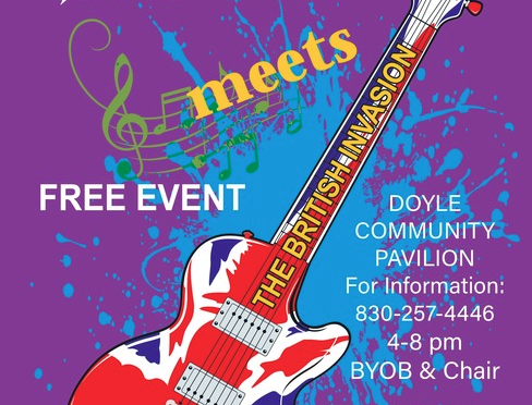 Poster for 5th Annual Blues Fest featuring guitar and event details.